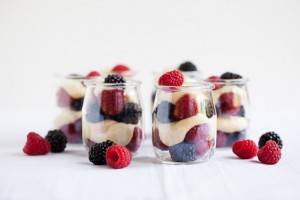 Berries with White Chocolate Mascarpone