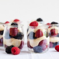 Berries with White Chocolate Marscarpone