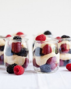 Berries with White Chocolate Marscarpone