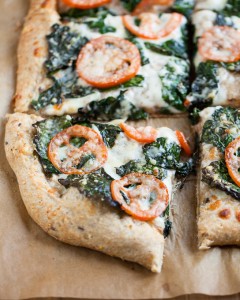 Kale, Tomato, and Parmesan Pizza | Gather & Dine