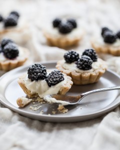 Blackberry Vanilla Bean Tartlets