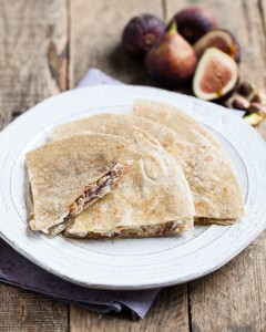 Fig, Honey, Pistachio, and Goat Cheese Quesadillas