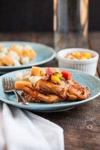 Chipotle Chicken with Mango-Tomato Salsa| Gather & Dine