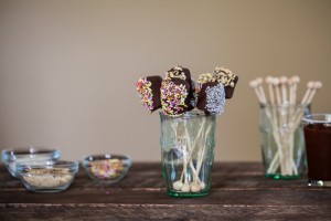Frozen Chocolate Banana Pops