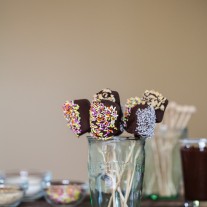 Frozen Chocolate Banana Pops