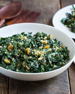 Kale Salad with Toasted Buckwheat and Parmesan | Gather & Dine