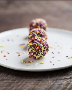 Rainbow Sprinkle Energy Bites