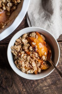 Peach Ginger Crumble | Gather & Dine