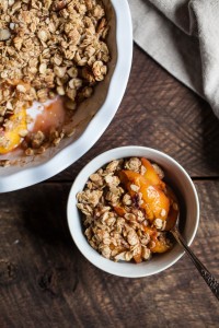 Peach Ginger Crumble | Gather & Dine