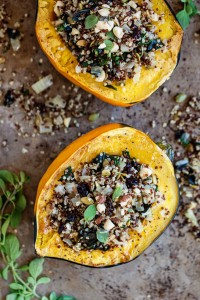 Quinoa Stuffed Acorn Squash | Gather & Dine