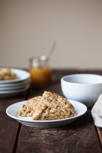 Whole Wheat Apricot Scones {with Oats and Flax} | Gather & Dine