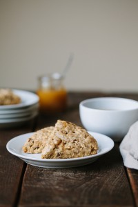 Whole Wheat Apricot Scones {with Oats and Flax} | Gather & Dine