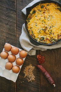 Barley Chorizo Skillet Pie | Gather & Dine