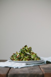 Crispy Brussel Sprout Chips | Gather & Dine