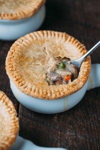 Turkey Pot Pie {with a Cheddar Crust} | Gather & Dine