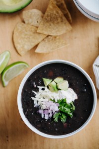Black Bean Soup | Gather & Dine