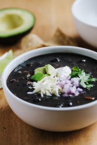 Black Bean Soup | Gather & Dine