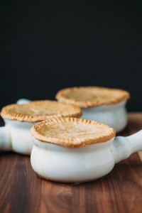 Turkey Pot Pie {with a Cheddar Crust} | Gather & Dine
