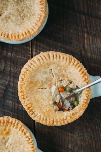 Turkey Pot Pie {with a Cheddar Crust} | Gather & Dine