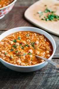 Tomato Saffron Mixed Grains Soup | Gather & Dine