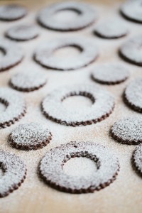 Peppermint Cacao Nib Shortbread Cookies | Gather & Dine