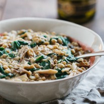 Wild Mushroom Farro Risotto | Gather & Dine