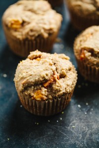 Persimmon Cornmeal Muffins