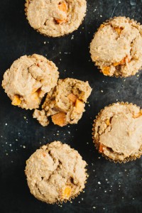 Persimmon Cornmeal Muffins