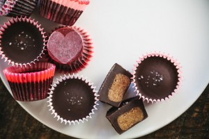 Dark Chocolate Hazelnut Butter Cups