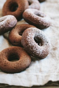 Chocolate Amaretto Baked Donuts | Gather & Dine