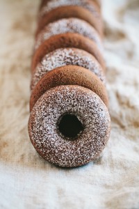 Chocolate Amaretto Baked Donuts | Gather & Dine