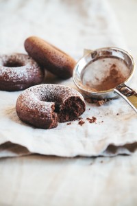 Chocolate Amaretto Baked Donuts | Gather & Dine