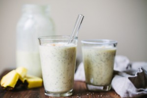 Pineapple Coconut Chia Shakes | Gather & Dine