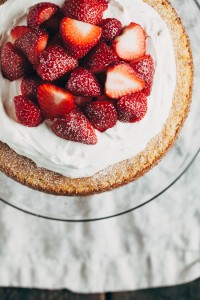 Strawberry Almond Cake | Gather & Dine