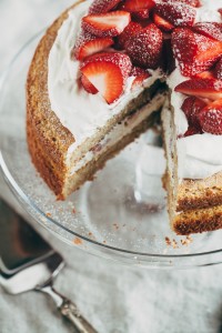 Strawberry Almond Cake | Gather & Dine