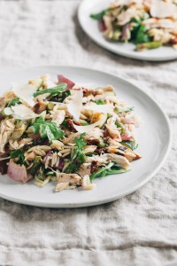 Summer Italian Orzo Salad with Grilled Marinated Vegetables and Chicken | Gather & Dine