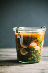 Kale Radish Kimchi