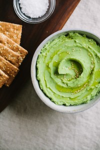 Lemon Garlic Fava Bean Puree