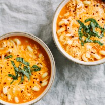 Creamy Tomato Basil Pasta Soup