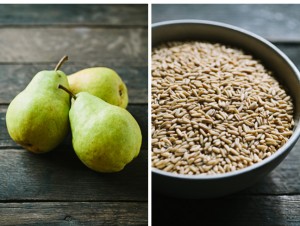 Creamy Whole Oats with Cardamom Roasted Pears