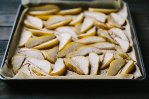 Creamy Whole Oats with Cardamom Roasted Pears