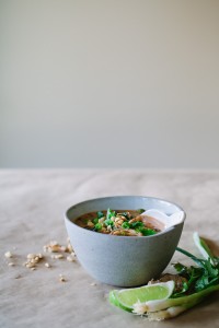 Thai Chicken Forbidden Rice Soup
