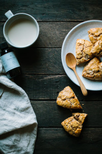 Chai Spice Scones with Dark Chocolate