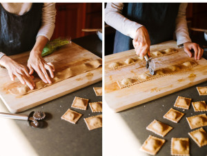 Kale Pesto Spelt Ravioli