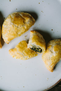 Puff Pastry Empanadas with Greens and Olives