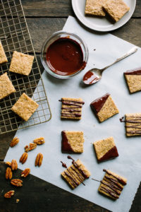 Coffee Pecan Oat Squares
