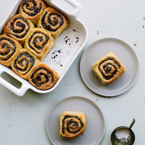 Chocolate Fig Swirl Rolls